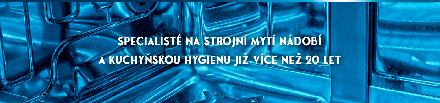 Specialisté na strojní mytí nádobí a kuchyňskou hygienu již více než 20 let